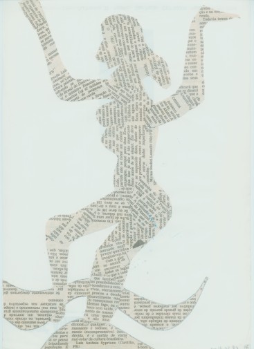 Dançarina de jornal