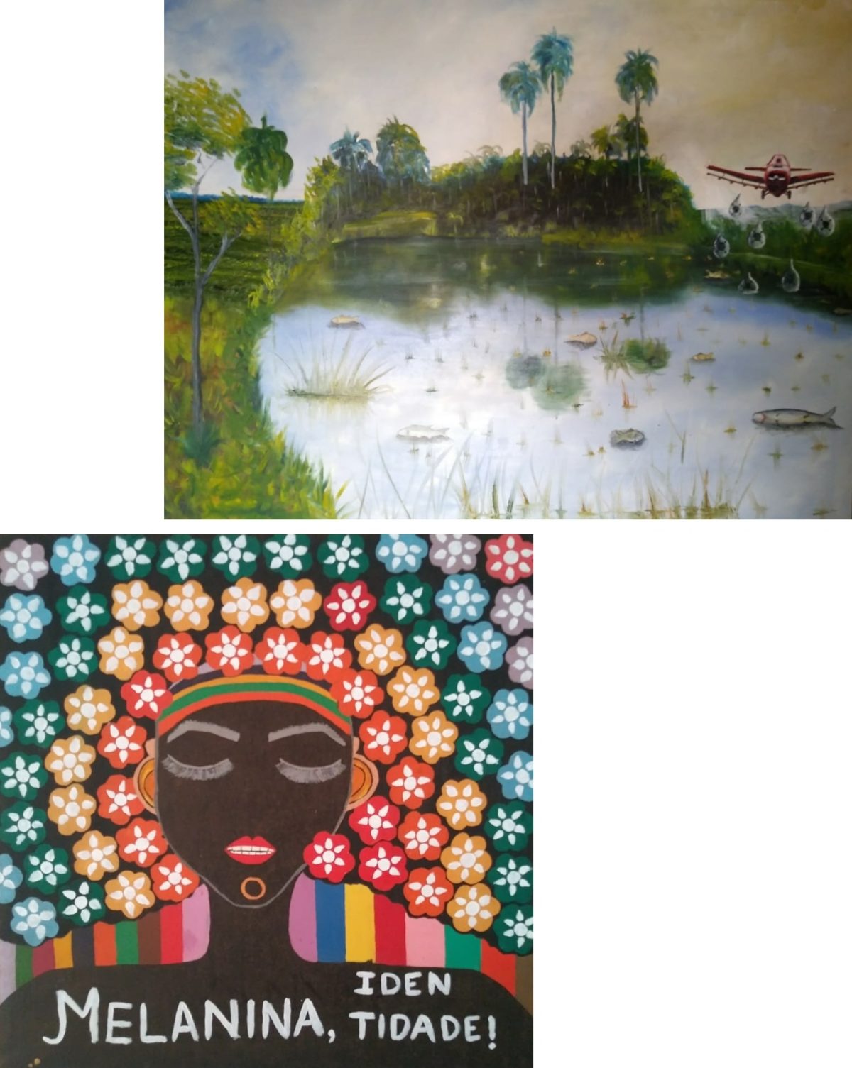 Valdir Ricardo e filha Ranikelly Vivian (A da filha é a negra): Cáceres – MT