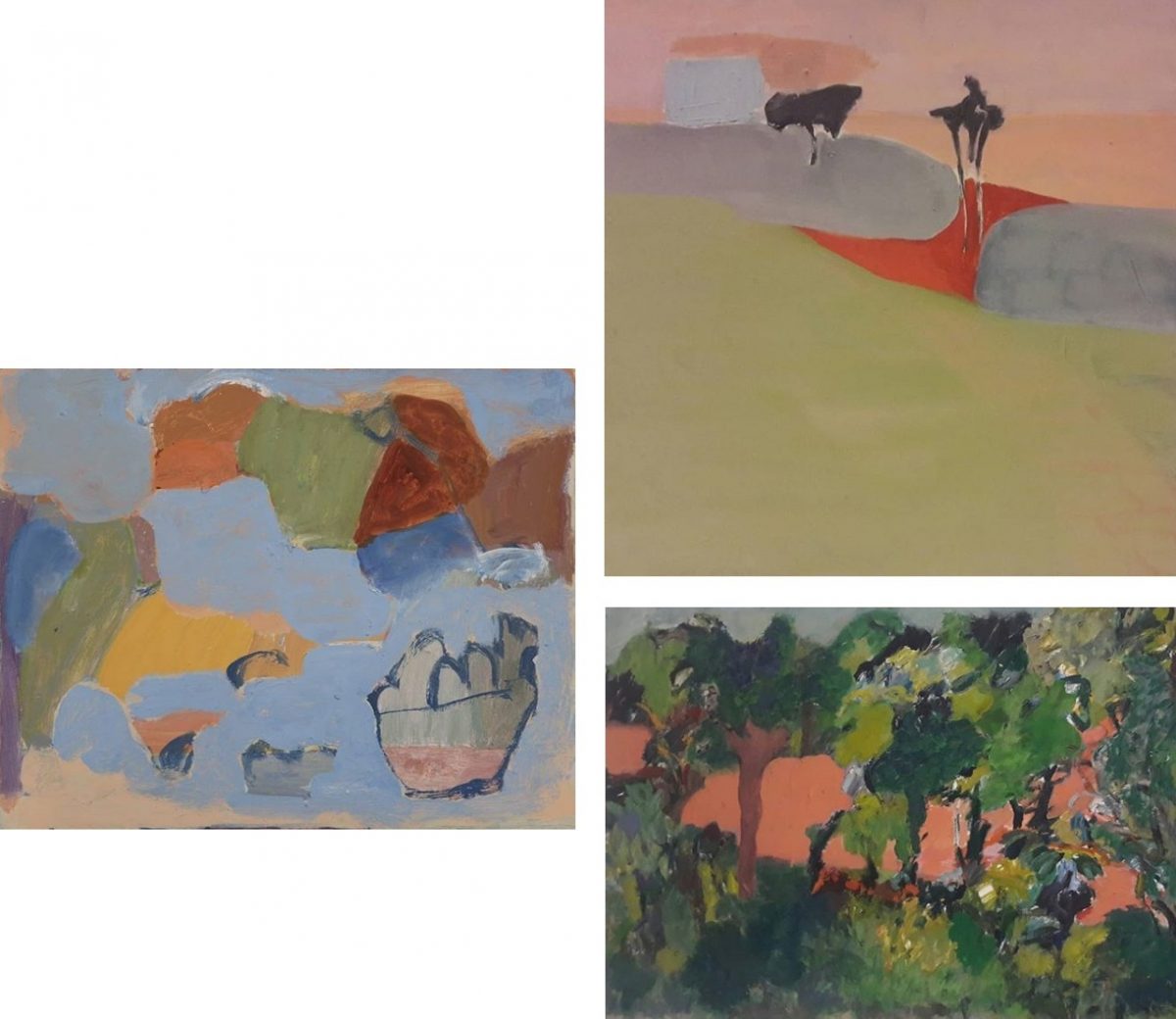 Helena Carvalhosa: Óleos sobre tela