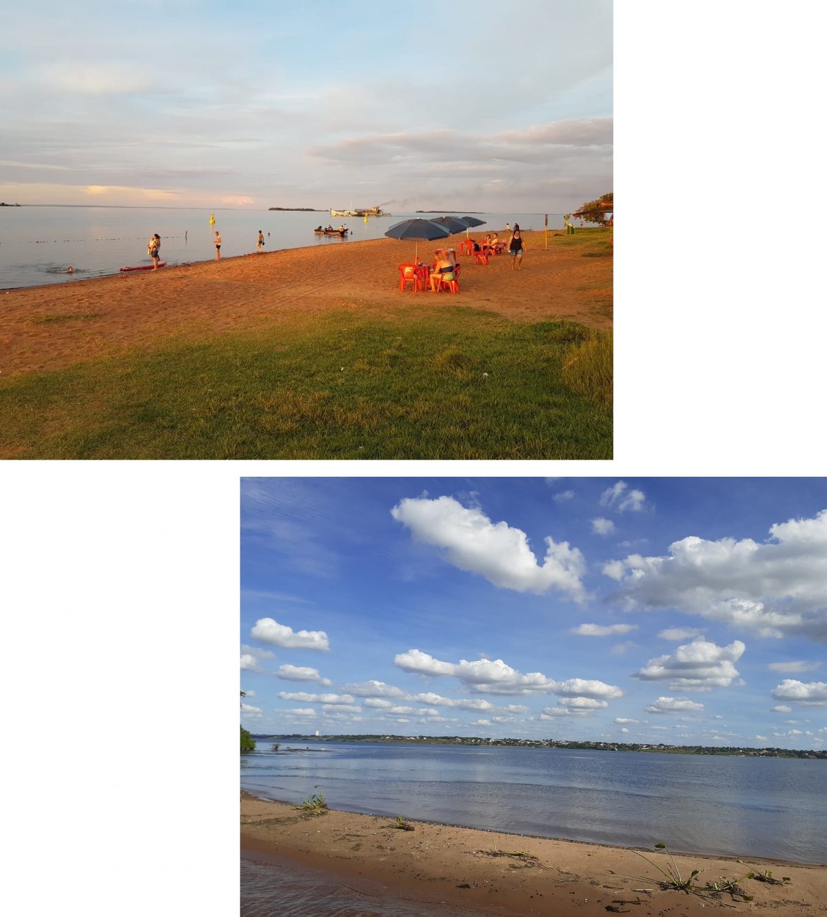 Sexta-feira branca no Rio Paraná