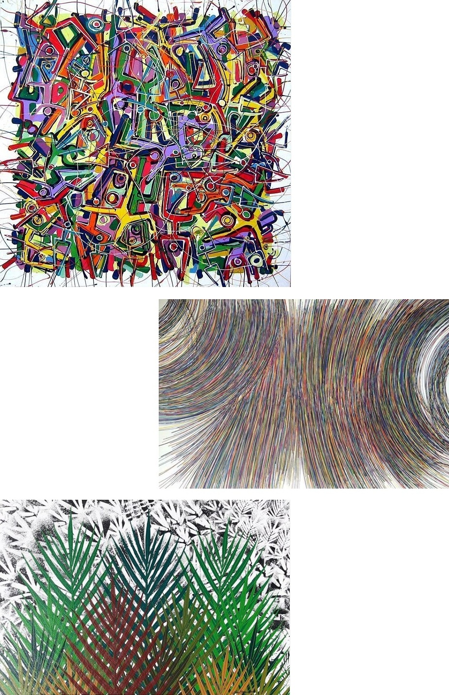 As cores de Ilhéus na obra de Goca Moreno: Carnaval!, Cores embaraçadas e Mata atlântica