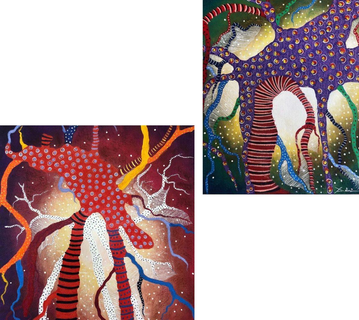 Ana Veloso: “O tempo se contorce inquieto” e “Vibrando na alegria”