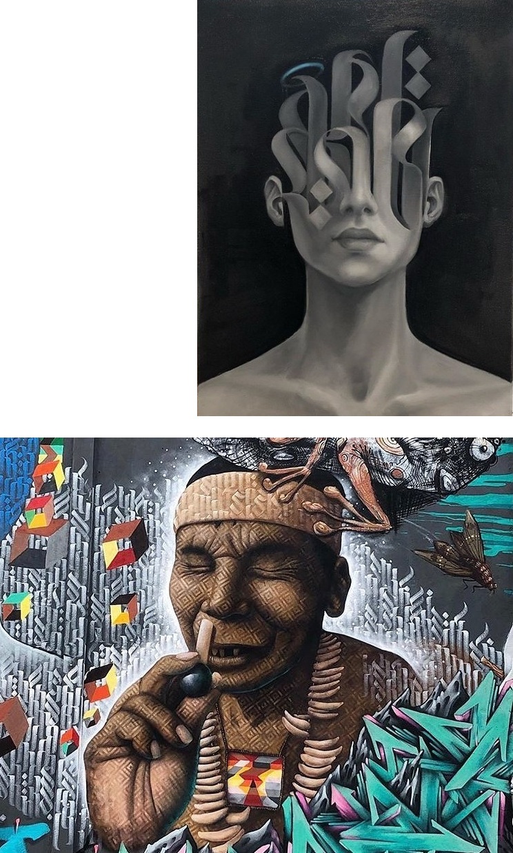 Sagaz MCZ: Pintura à óleo e Graffiti