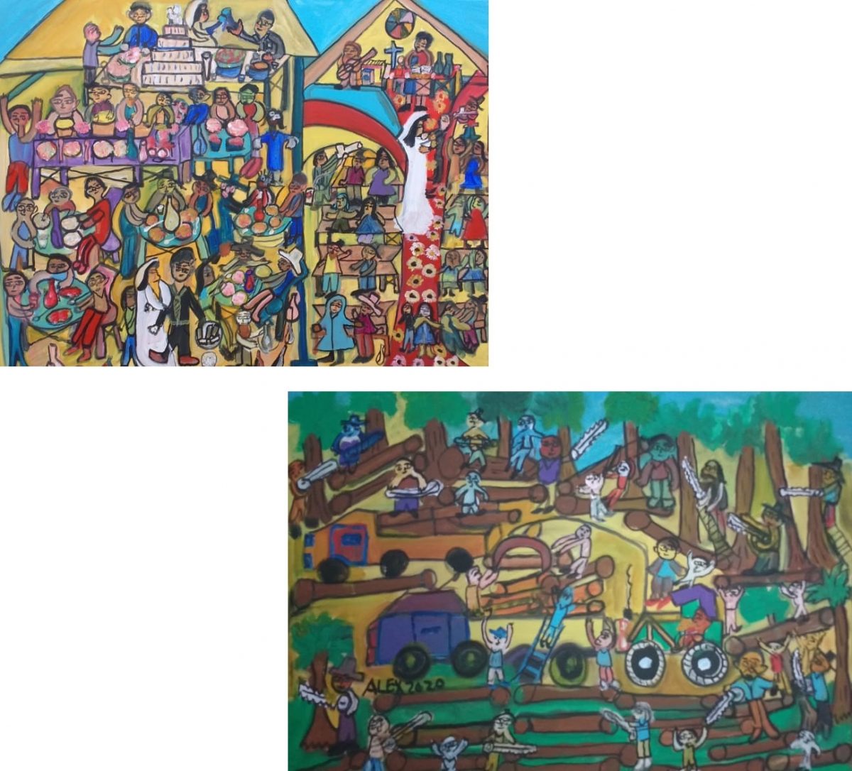 Alex dos Santos: Novas telas