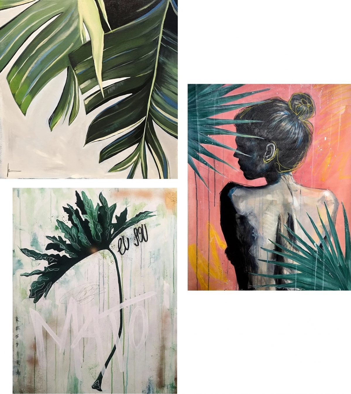 Julia Benetton: Entrelaço das folhas, Palmas e Orishas