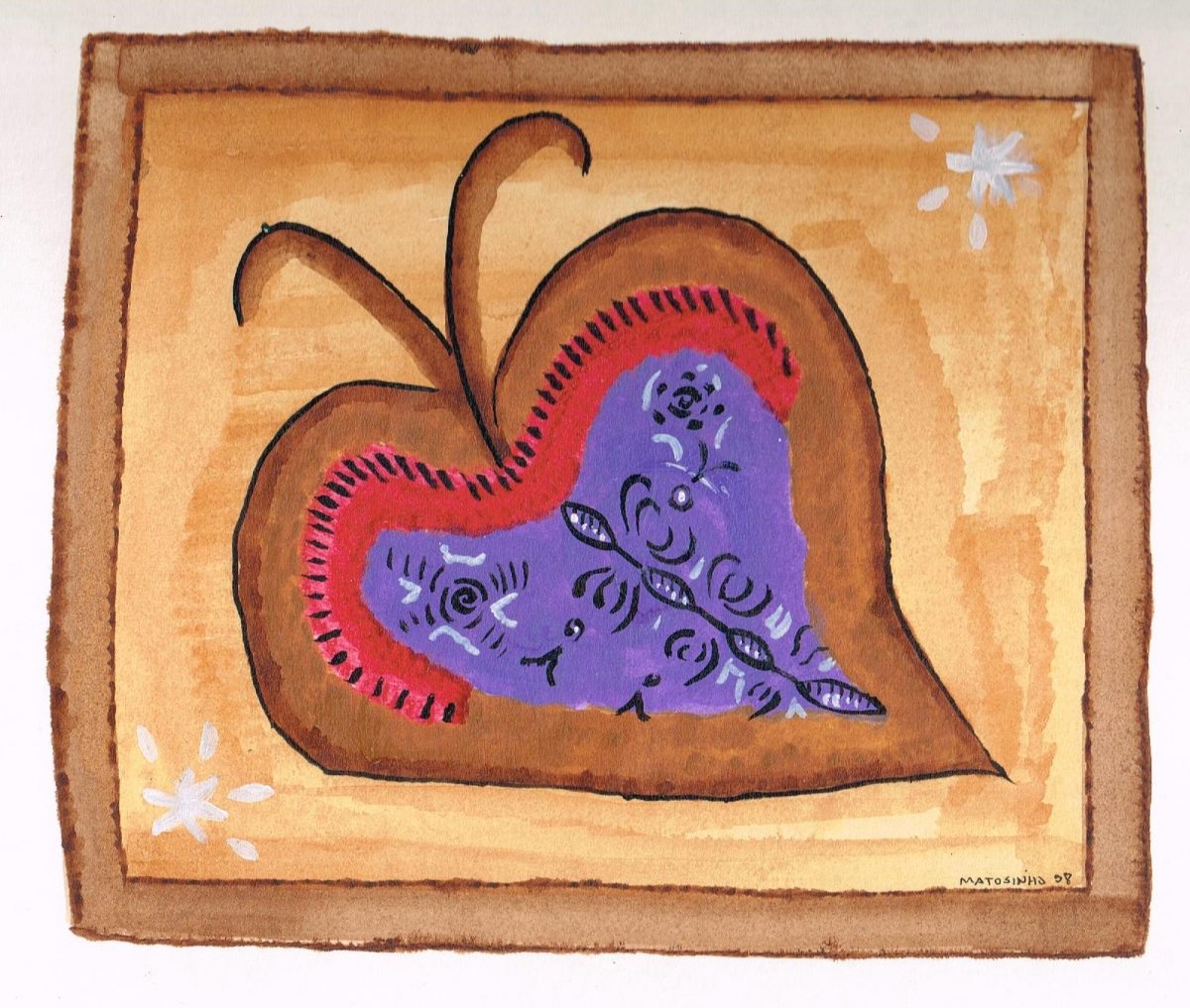 Signos em porta-retrato