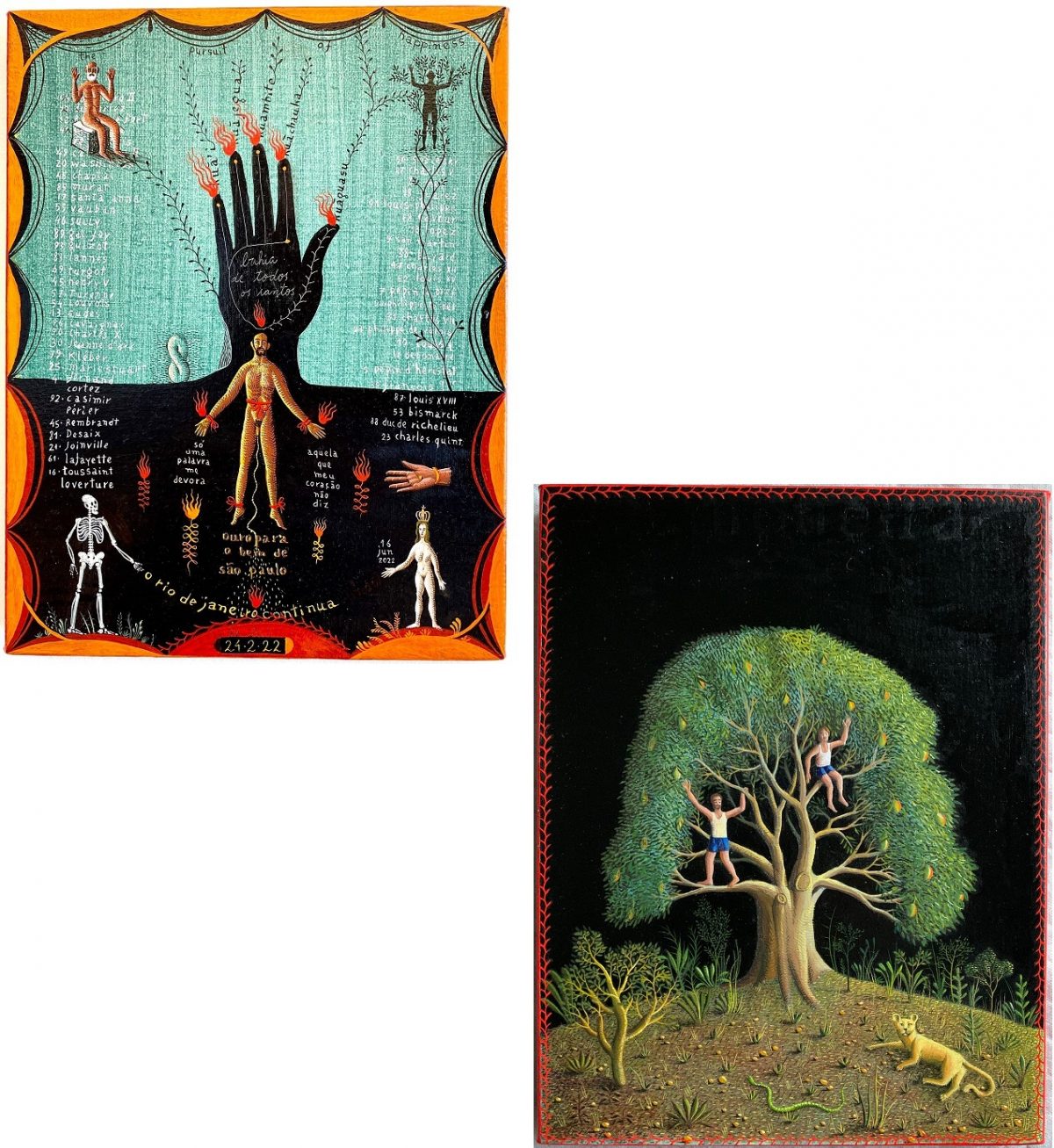 Alex Červený: Novas pinturas