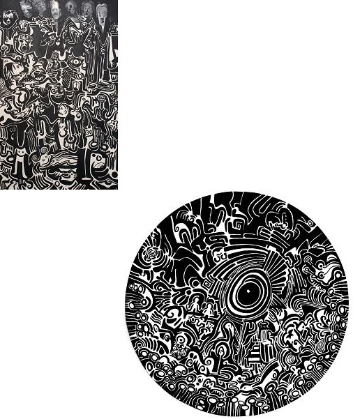 Thais Vellozo: Abstratos negros