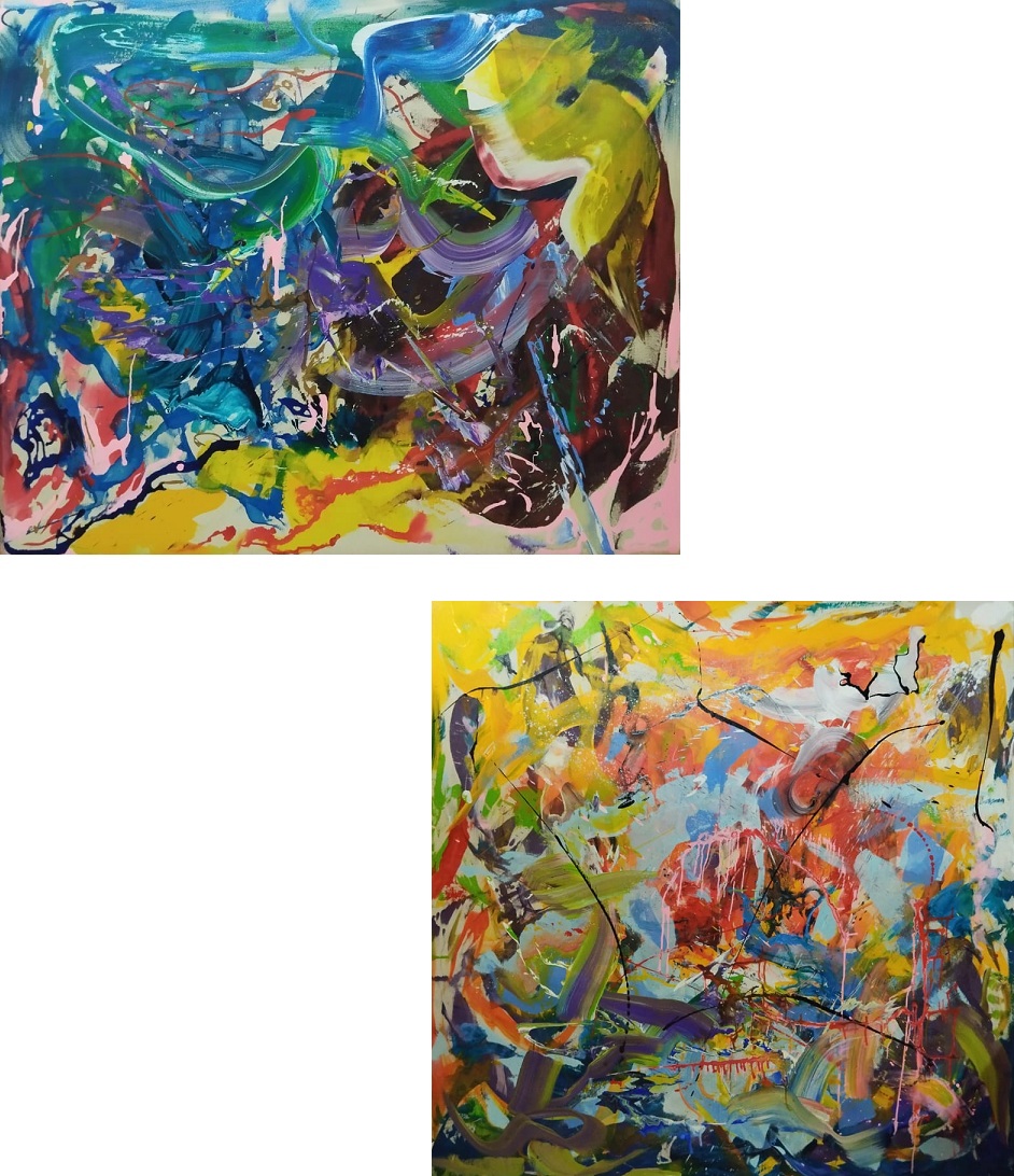 Valdir Ricardo: Obras abstratas produzidas recentemente