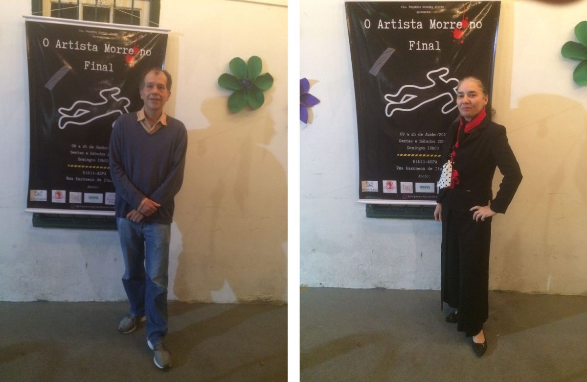 Encerra-se a temporada de sucesso da peça “O artista morre no final”