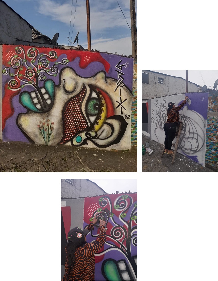 Marilena Grolli: Grafiteira e muralista