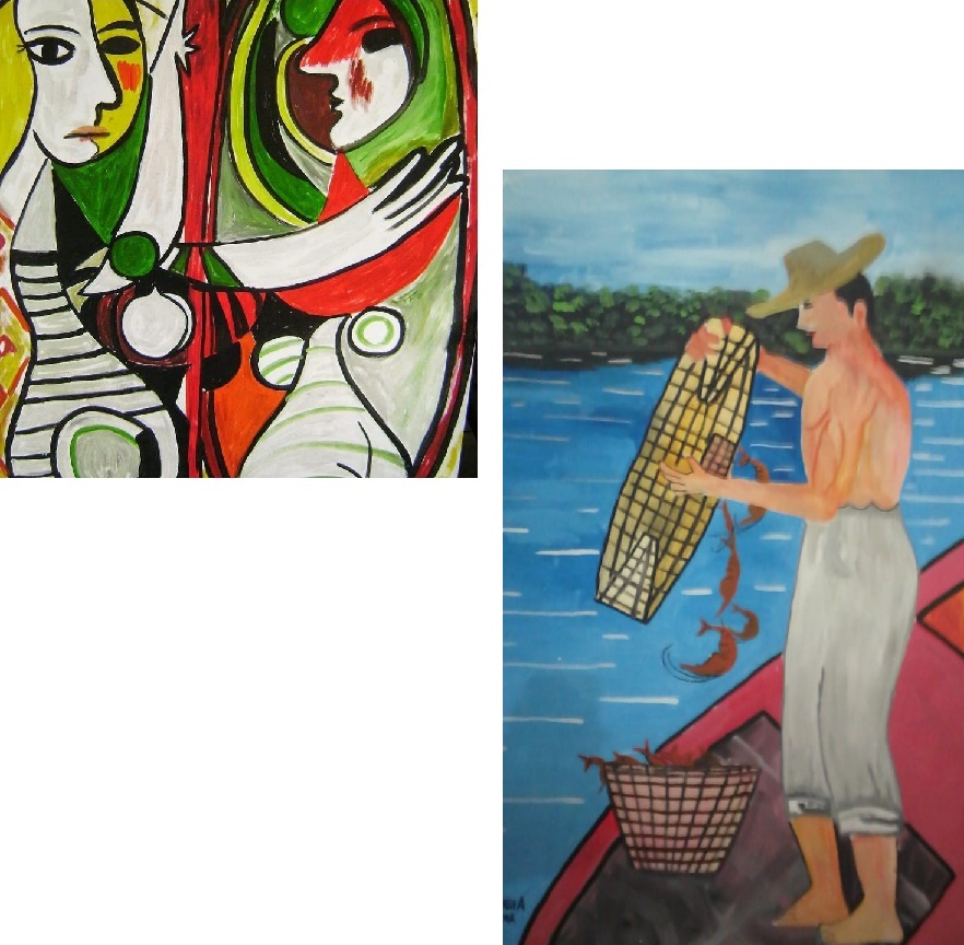 André Art: Um apaixonado por traços abstratos e pintura cubista