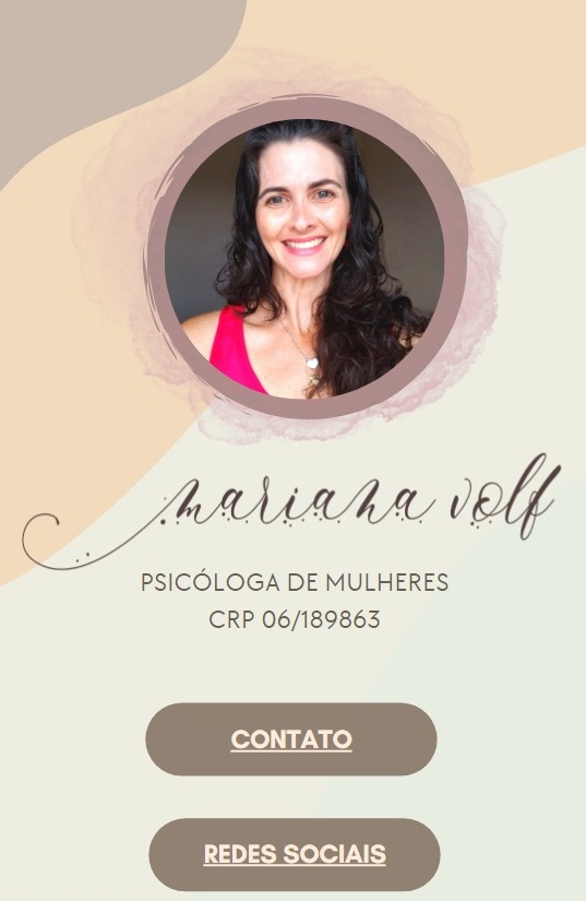 Mariana Volf: Psicóloga de mulheres