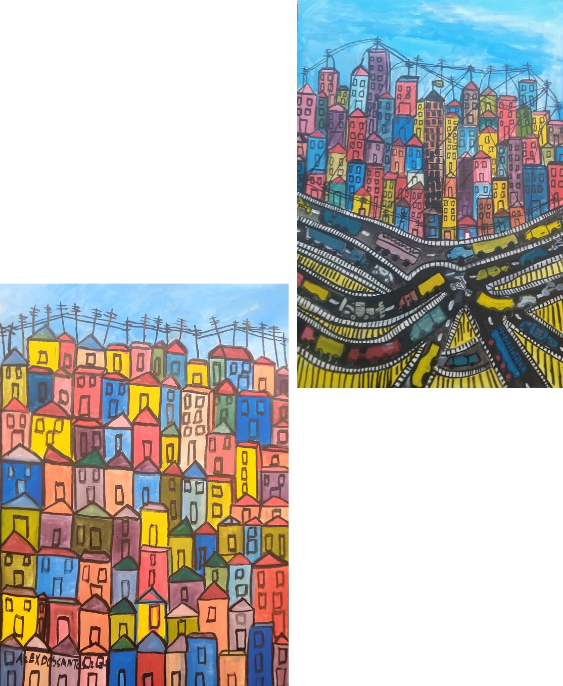 Alex dos Santos: Um pouco mais de sua pintura…