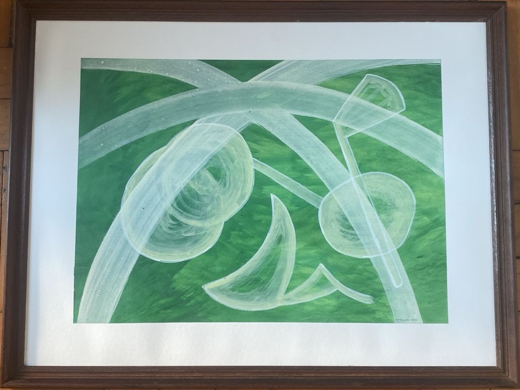 Invasão verde (Recém emoldurado)