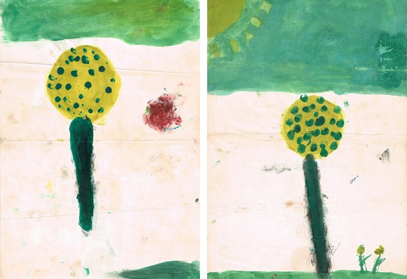 Guaches que marcaram esse Eduardo de verde escuro