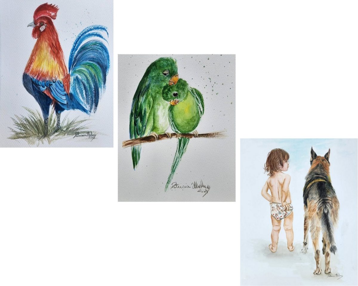 Patricia Helney: Galo, Me encanta o olhar ver o amor transbordar! e Ellen e a Mel