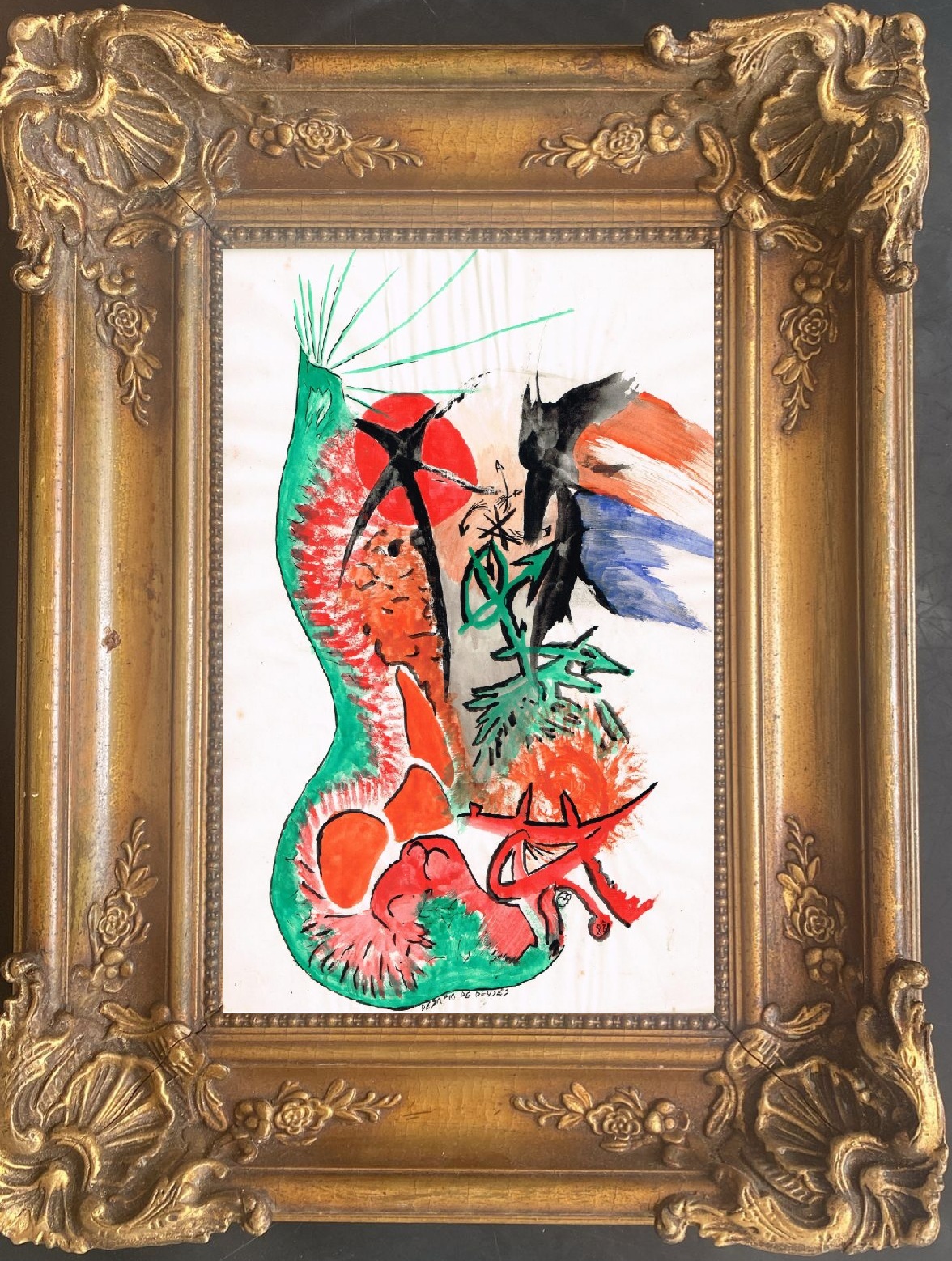 Desafio de deuses  (Recém emoldurado)