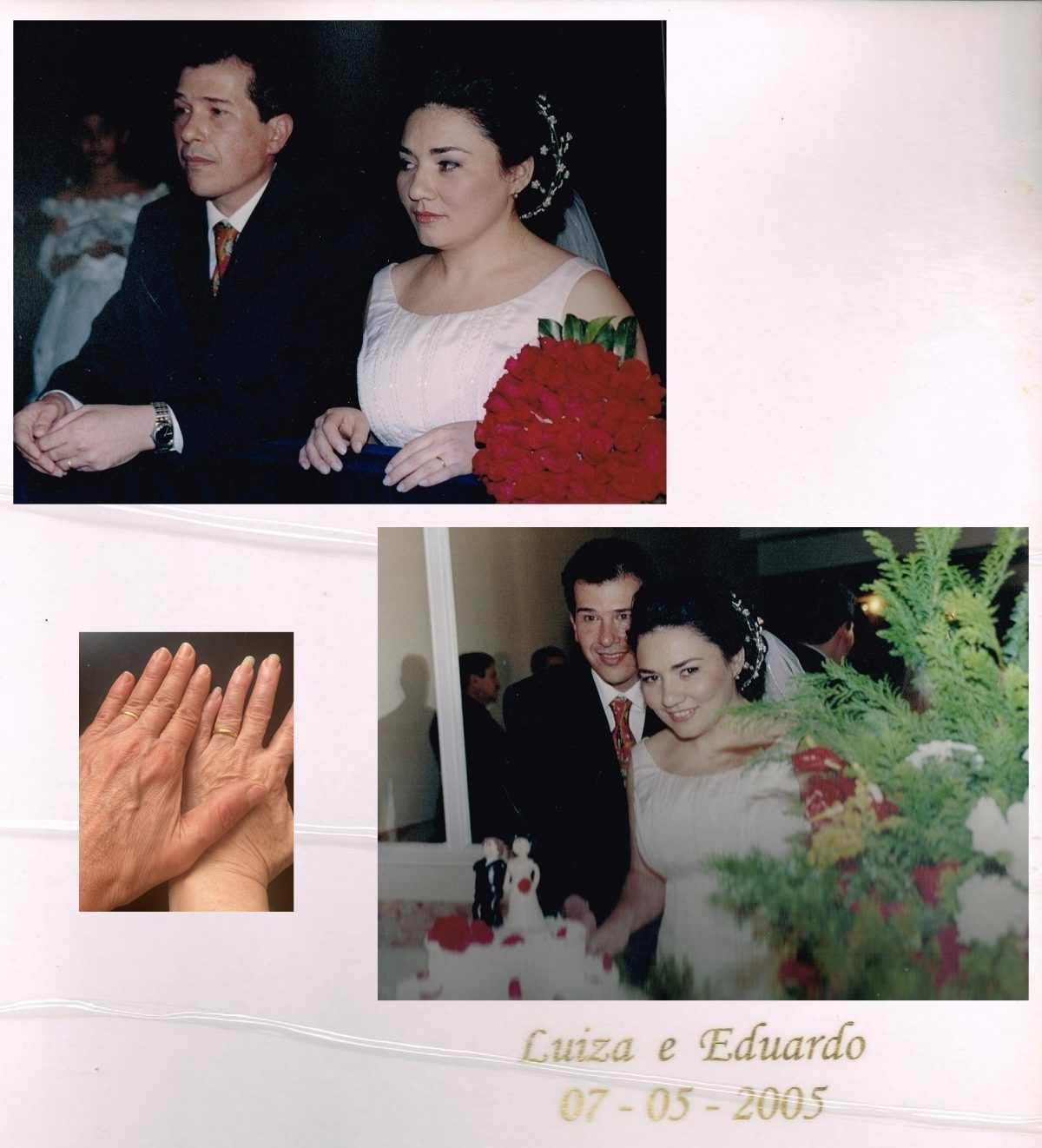 20 anos de nosso casamento religioso: 7 de maio