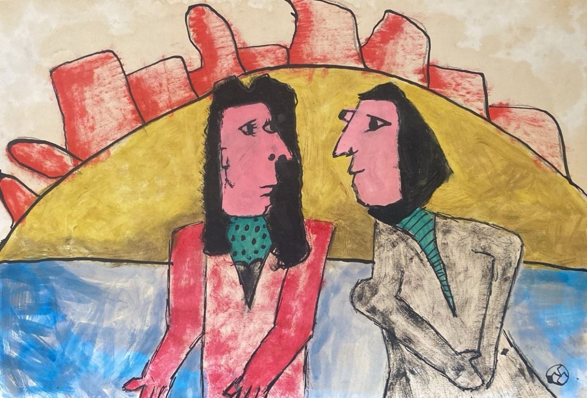 Duas mulheres e o sol