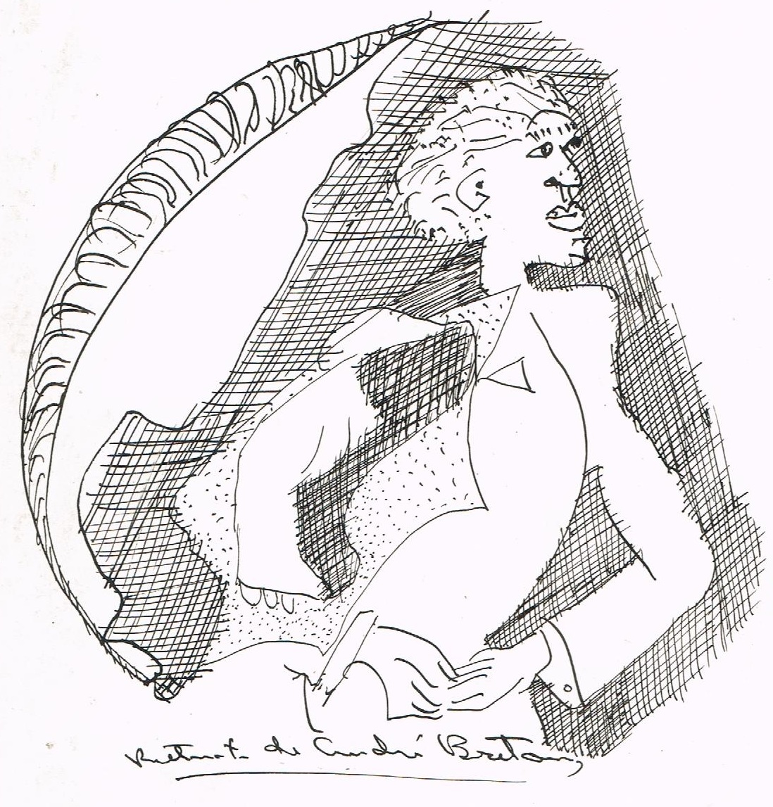 Retrato de André Breton
