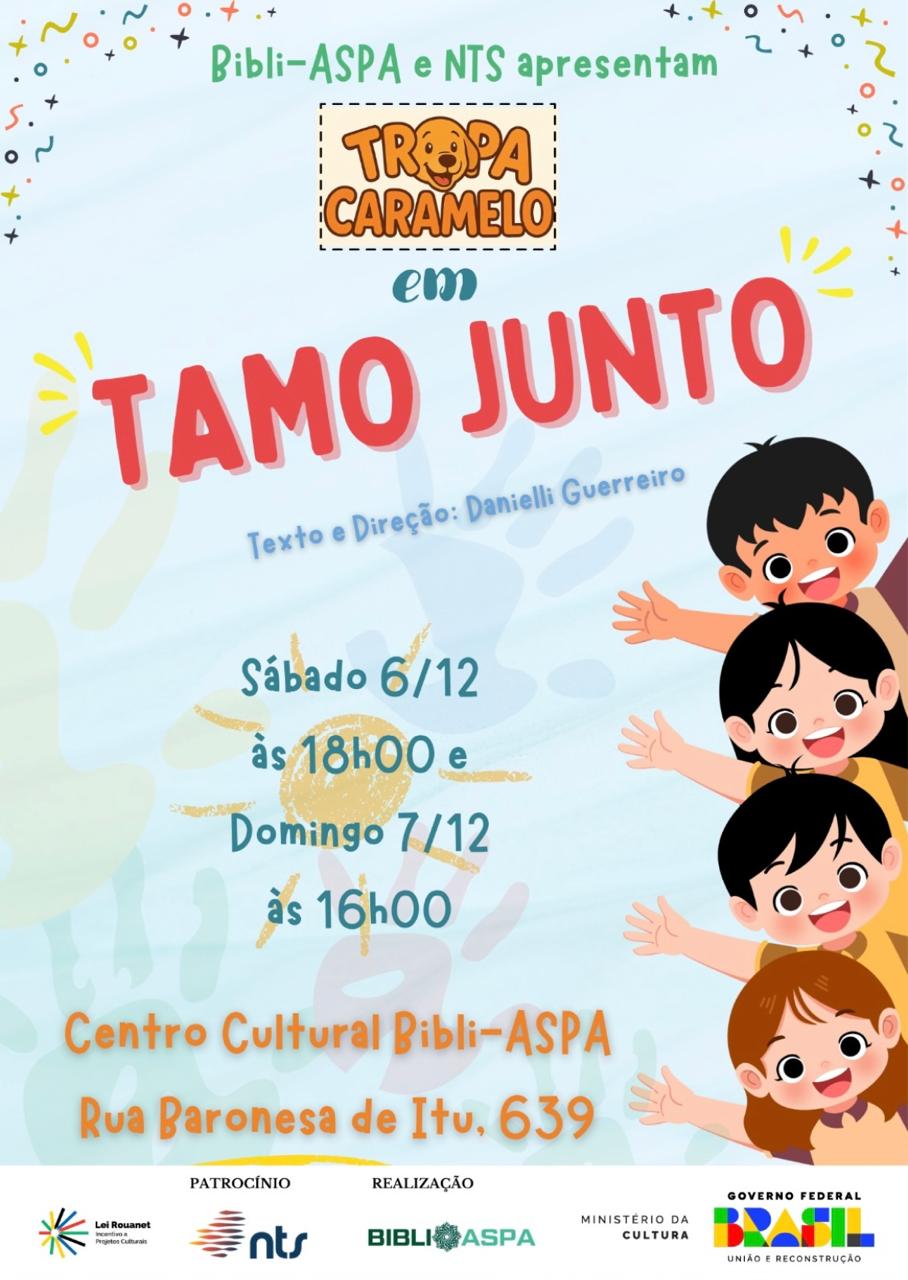 “Tamo junto”: Nova peça teatral na Bibli-Aspa