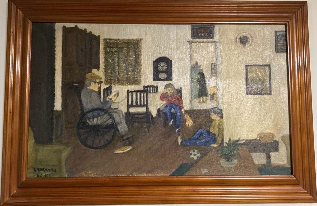 Cena com a família de Edna Vieira de Carvalho