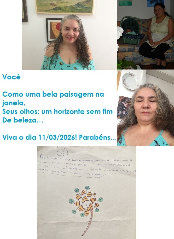 Luiza, de aniversário…