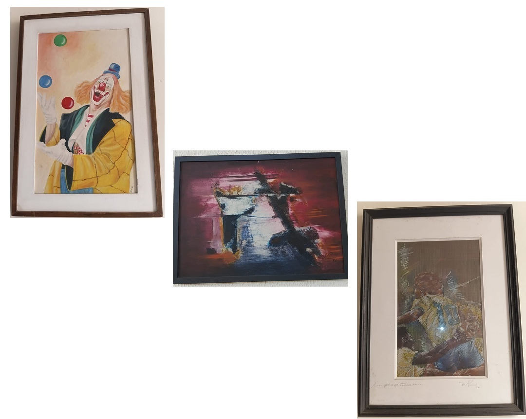 Marcio Pucci: Acrílico sobre tela e lápis de cor (Anos 1980)