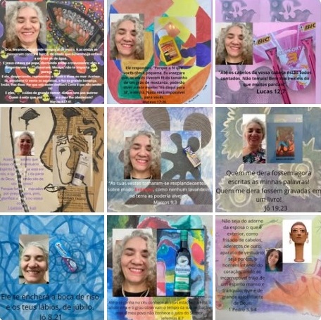 Luiza Maria da Silva Matosinho e o seu Facebook (2,4 mil seguidores)