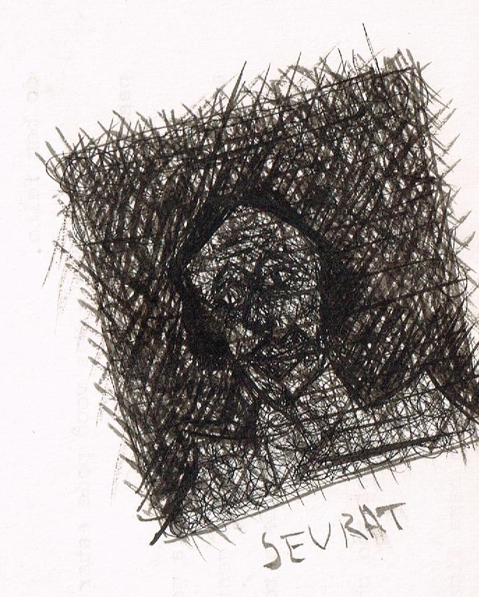 Georges Seurat em nanquim